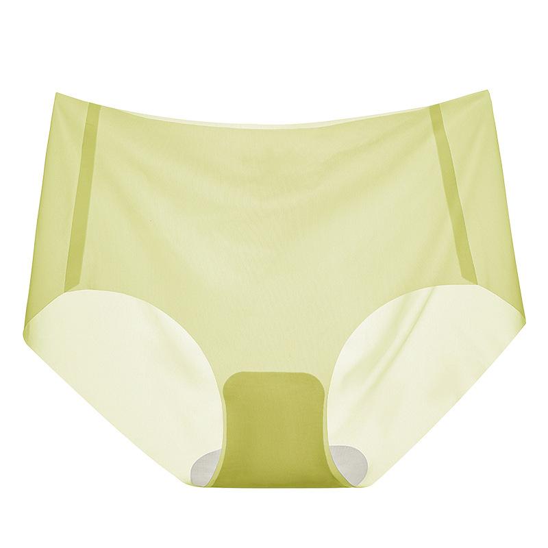 Facial Mask Pants Summer Thin Underwear Women's Seamless Ice Silk Female Underwear Summer Ultra-thin Quick Drying Summer Briefs Women
