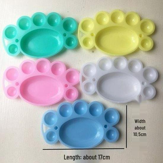 Водонепроницаемый набор пигментов из 12 цветов для детей - Арт для самостоятельного творчества, Граффити и Роспись по гипсу с 6 соединенными полосками пигментов