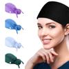 1Pc With Buttons Solid Color Nurse Hat High Ponytail  Adjustable Easy To Clean