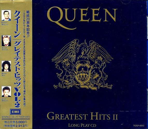 CD QUEEN Greatest Hits 2 TOCP6913 EMI 1991 Япония Рок Б/у