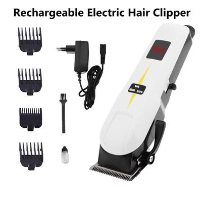 Профессиональная парикмахерская машинка для стрижки волос, беспроводной триммер для волос, триммер для бороды для мужчин, электрическая машинка для стрижки волос, перезаряжаемая, KTY