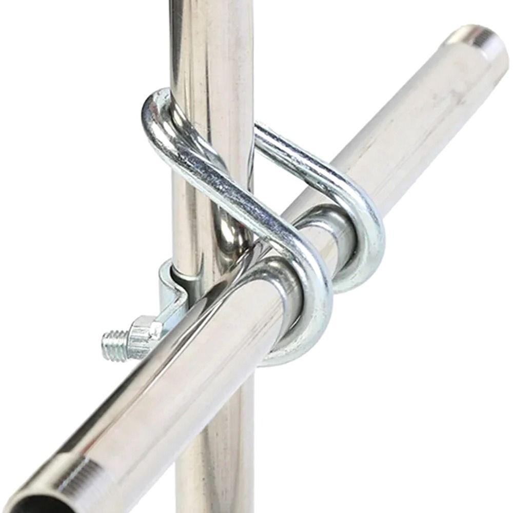 1 шт. Двойной U-образный болт с U-образной скобой, Поперечный зажим, Зажим для трубы, Прочный хомут