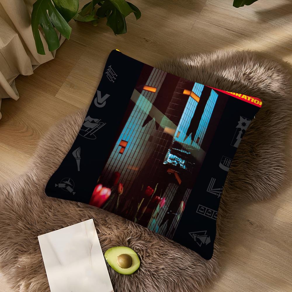 Band DDepeche MMode Mement cushion cover Living Room Accent Couch Back Support Square Lounge Restful Nap Companion Pillow Case