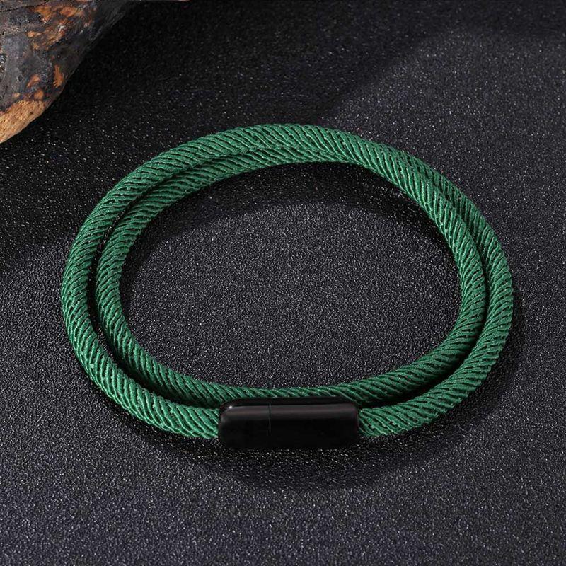Модный браслет из хлопковой веревки для мужчин, браслеты Sproty Chain Link, мужской браслет с подвесками, женские ювелирные изделия