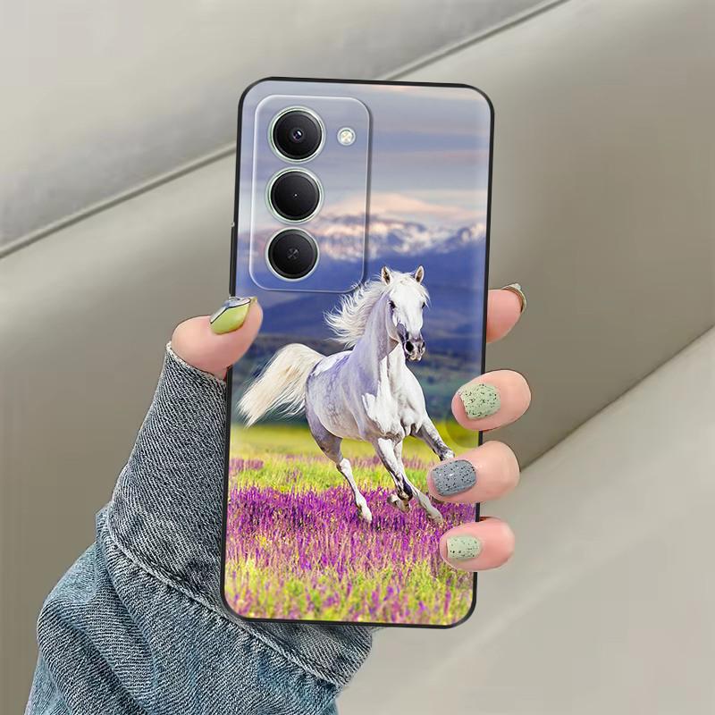 Чехол для Redmi 15 2025 Милые Цветы Coque Мягкая Жидкая Силиконовая Задняя Крышка Для Redmi 15 Чехлы Для Телефона Redmi15 5G 4G Fundas Оболочки