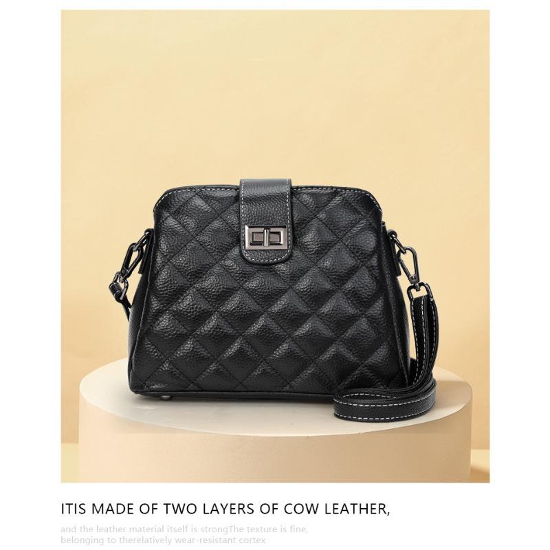 Женская сумка Diamond, новая маленькая модная универсальная сумка через плечо, маленькая ароматная женская сумка из коровьей кожи