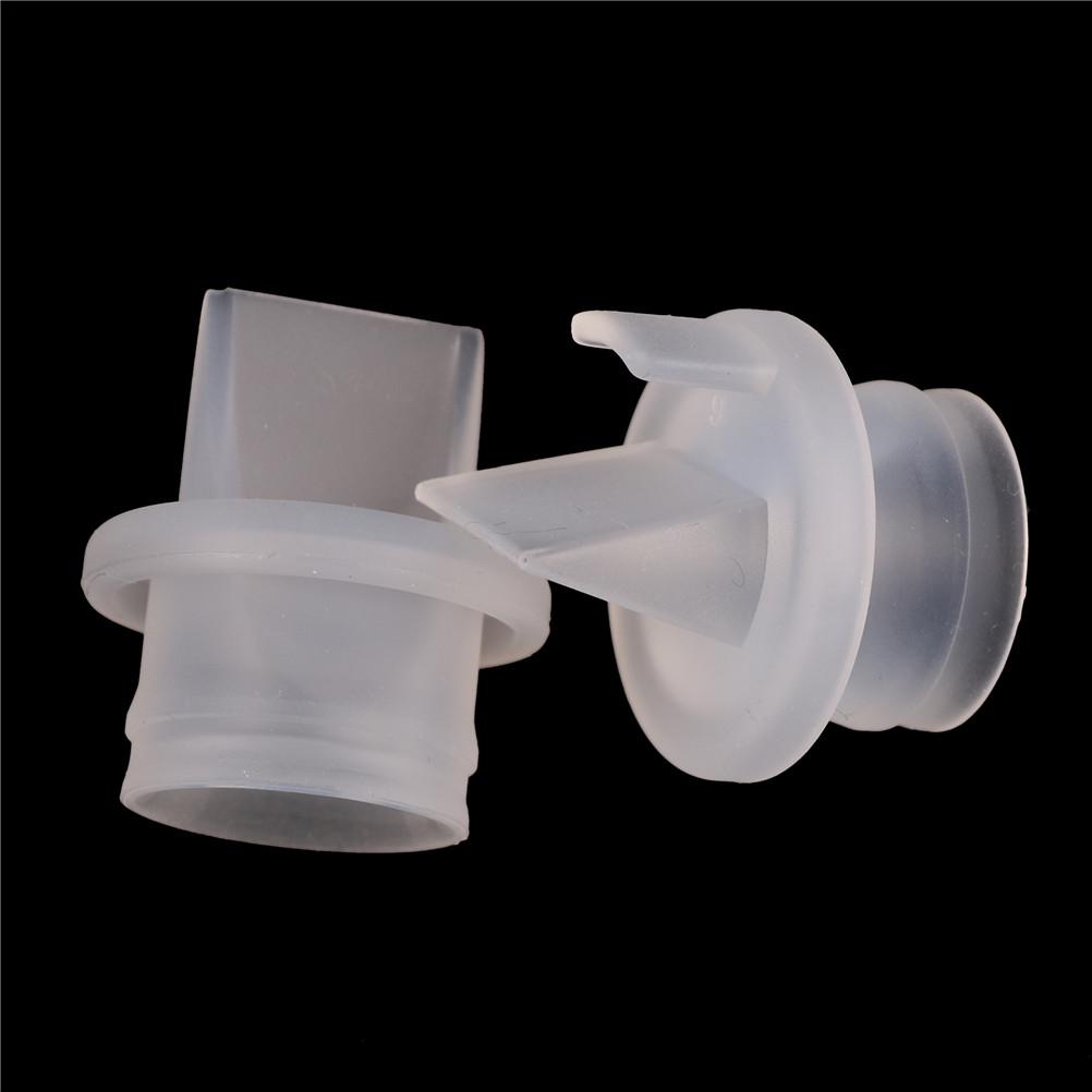 2Pcs Duckbill Valve Breast Pump Parts Silicone Baby Feeding Nipple Pump