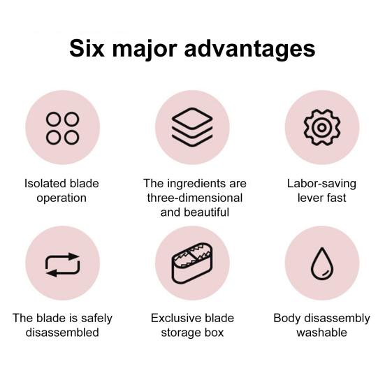 5-в-1 роторная терка для сыра и овощерезка с безопасным присоской Ручная роторная терка Универсальный кухонный гаджет для фруктов, овощей, орехов