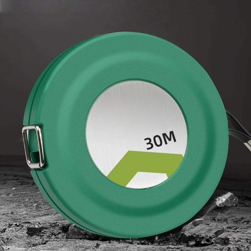Инженерный рулетка сматывающаяся 20/30/50 метров Прочное стальное лезвие Прочный корпус из АБС-пластика для стройплощадки