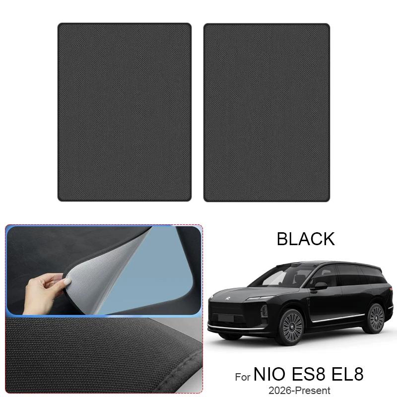 For NIO ES8 EL8 2023-Present Auto Anti-UV Heat Insulation Skylight Car Suede Fabric Electrostatic Adsorption Sunroof Sunshade