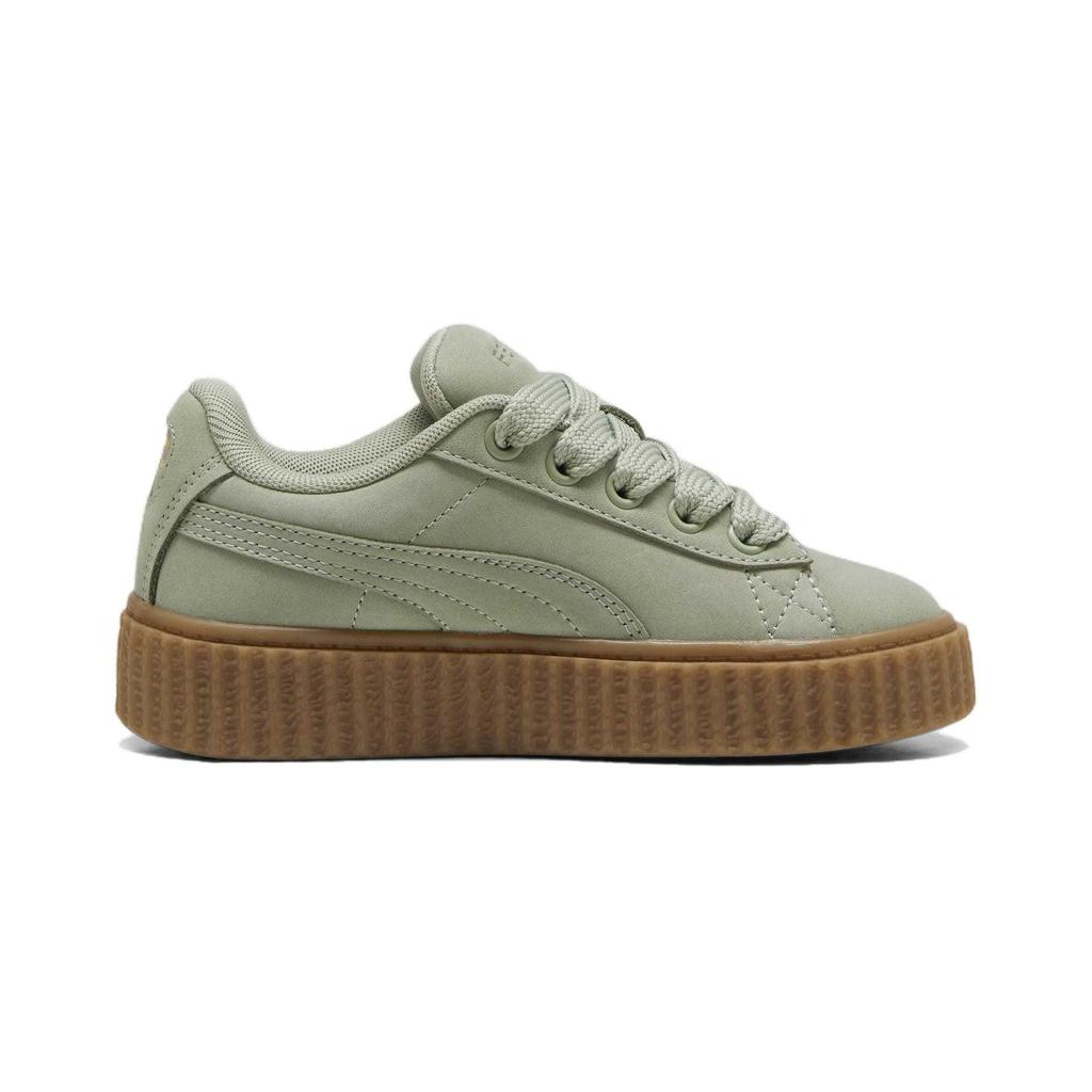 Fenty x Puma Creeper Phatty Little Kid Earth Tone Pack - Зеленый туман Детские кроссовки Золотистая подошва 399867-02