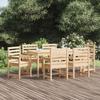VidaXL Garden Dining Set 7 Pcs Solid Pine Wood 3154713
