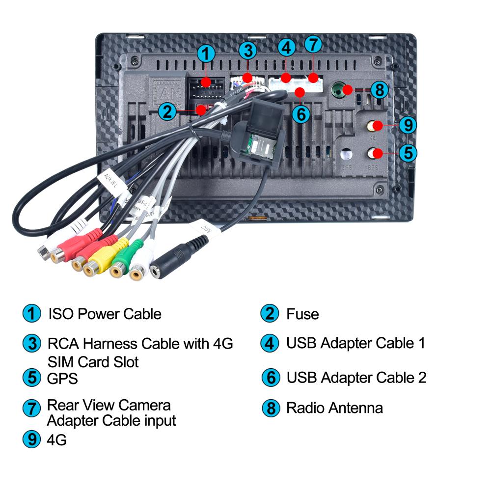 Reakosound 9-дюймовый 4G DSP/RDS 2 + 32G WIFI Carplay Автомобильный мультимедийный видеоплеер Android 11 2 Din GPS Авто Стерео Bluetooth Wi-Fi USB FM IPS Экран