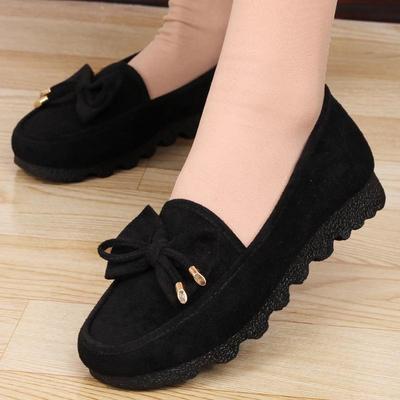 2025 Женские нескользящие рабочие туфли на мягкой подошве в старом пекинском стиле - Удобные, аутентичные и нежные к ногам