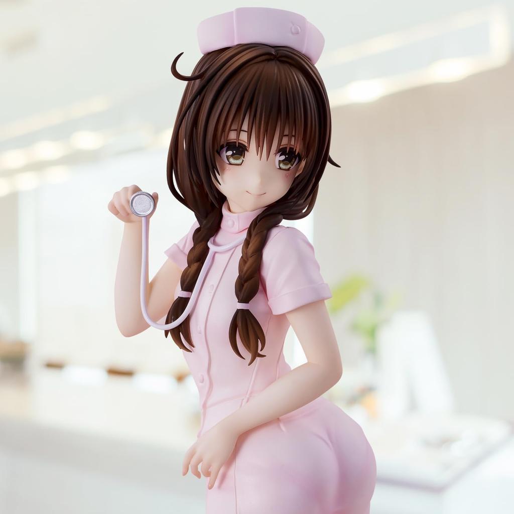Mikan Yuki Nurse Costume PVC ABS Painted Complete Figure "To LOVE-Ru Darkness" Non-scale &