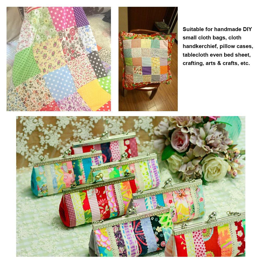 100Pcs Cotton Quilting Cotton Fabric 100*100mm Quilting Fabric Squares For Patchwork