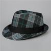 Короткополая шляпа для мужчин и женщин, весна, осень и зима, корейская версия модной клетчатой джазовой шляпы, универсальная повседневная шляпа британского джентльмена