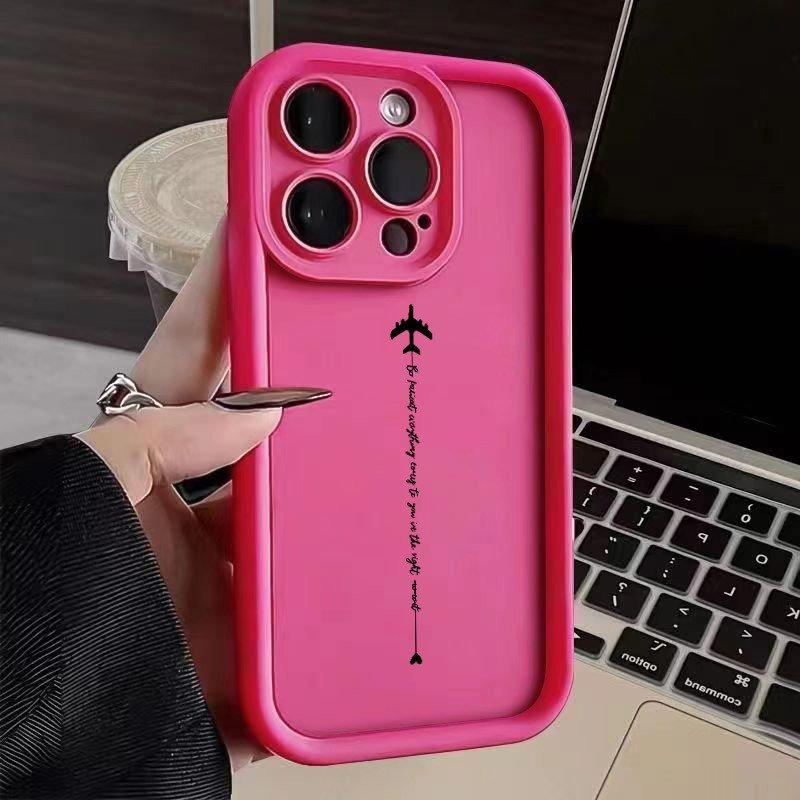 Creative And Unique Airplane Design Phone Case For iPhone 17 16 15 14 13 12 11 Pro Max XS X XR 7 8 Plus 16E 17 Air Bumper Cover
