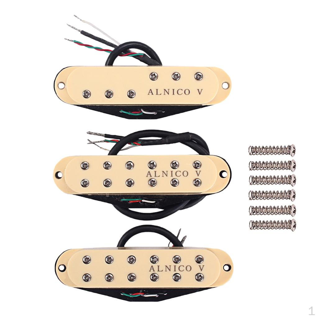 3 Pcs Alnico Pickup M/N/B for ST Electric Guitar
