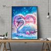 5D Swan Love Diamond Painting Full Drill Resin Mosaic Rhinestone Embroidery Craft Kits for Home Wall Decor Gift