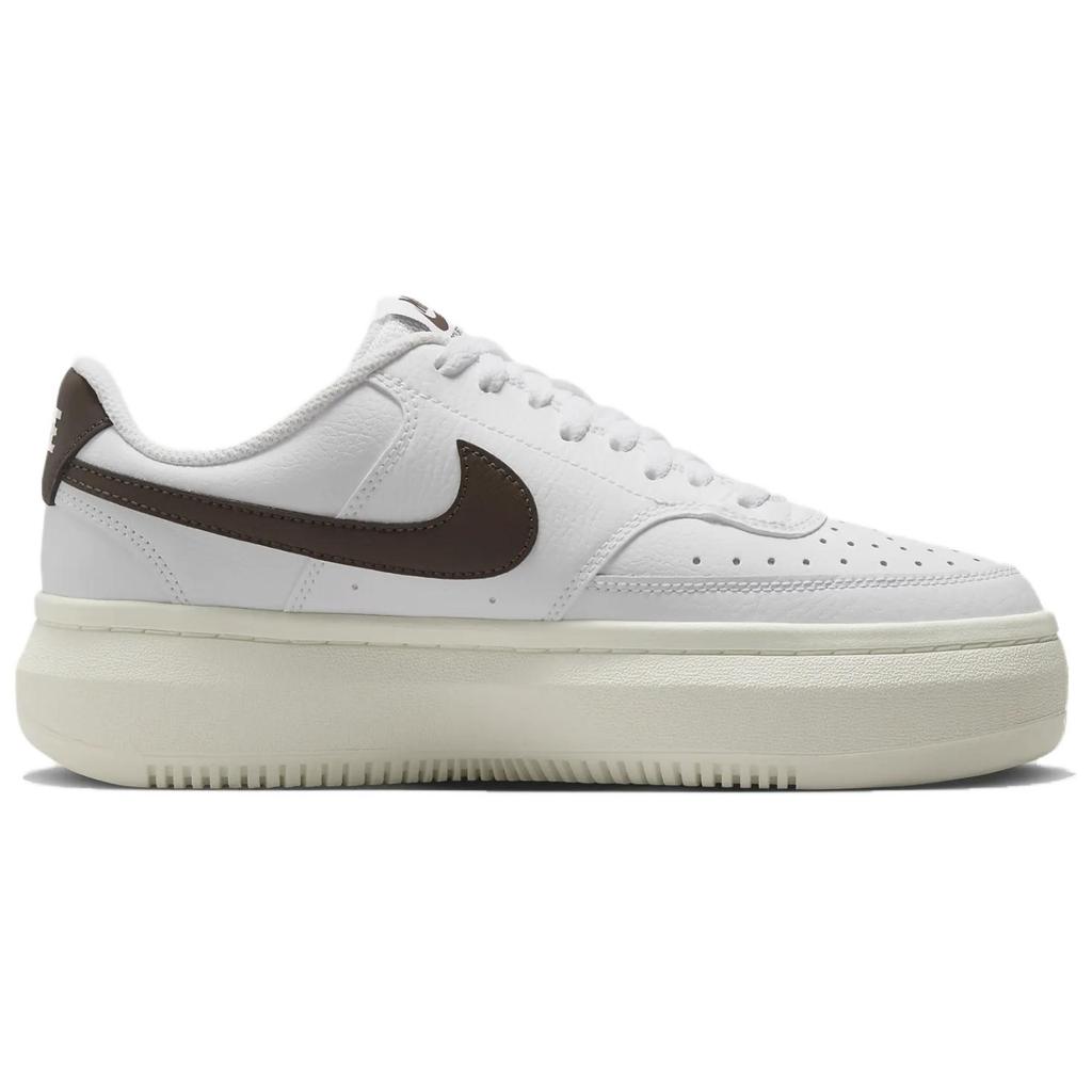 Nike Court Vision Alta White Baroque Brown Женские кроссовки Sail DM0113-103