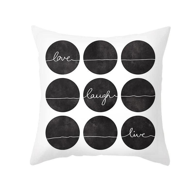Подушка с надписью «Девиз» Наволочка для офиса, гостиной, автомобиля, украшения, дома, наволочка