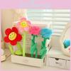 Smiling Plush Sunflower Toy Cartoon Doll Children Room Decoration Gift Festival