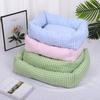 Three-color Cotton Woven Plaid Pet Mat  Pet Nest Dog Nest and Cat Nest That Can Be Used In All Seasons