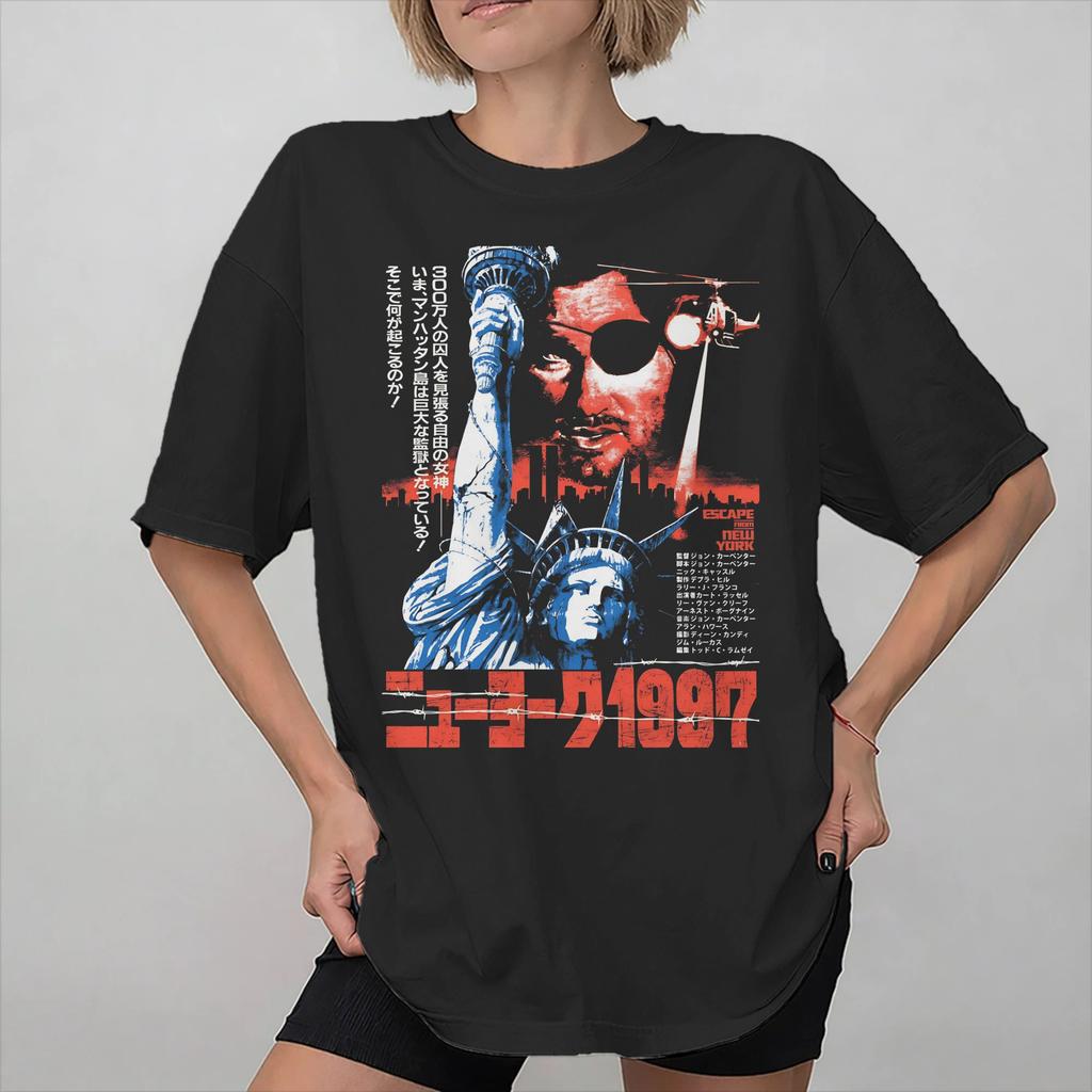 Escape From New York Snake Plissken Printed T Shirts Unisex Women 100 Cotton Tee Shirt Clothing