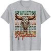 Винтажная футболка Stapleton Cow & Leopard с эффектом потертости, музыка кантри 80-х