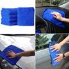 5Pcs Fabulous Great Blue Wash Cloth Car Auto Care Microfiber Cleaning Towels