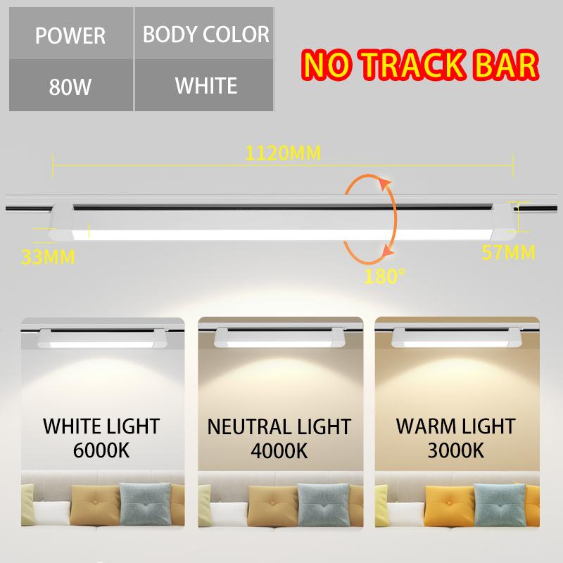 Новые трековые светильники алюминиевый потолочный трековый светильник прожектор лампа 110-220 В трековый светильник для дома магазин одежды Домашний декор
