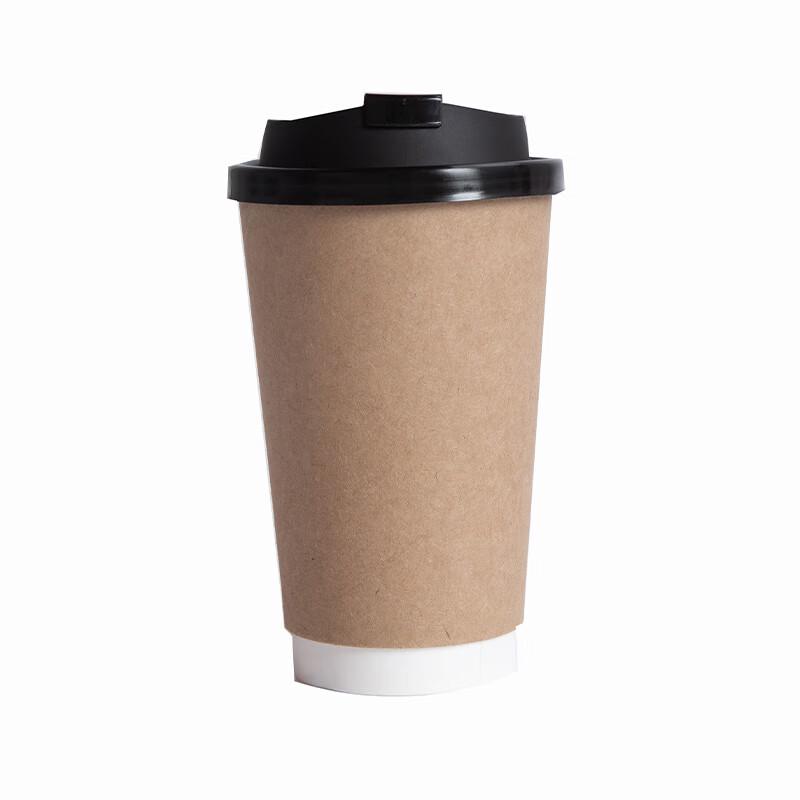 Handun Disposable Double-Layer Kraft Paper Cups