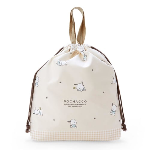 Sanrio Pochacco Drawstring Bag with Handle 256064