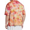 Nike Футболка с круглым вырезом и принтом в виде букв Tie-Dye, мужская, желтая, CD9661-336