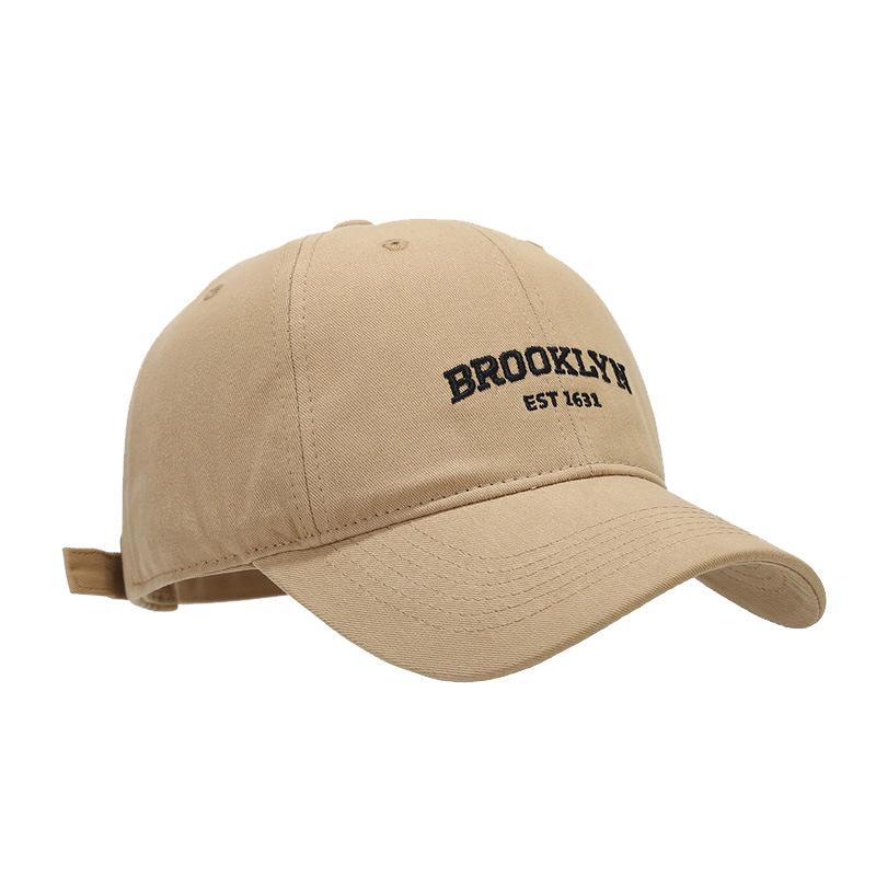 Бейсболка с вышивкой letters BROOKLYN мужская летняя уличная с козырьком женская широкополая кепка для лица