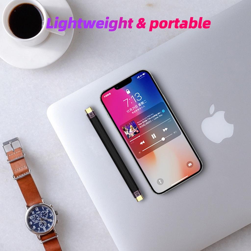FONKEN Кабель для передачи данных USB 4.0 Gen3 PD 100 Вт, 5 А, кабель для быстрой зарядки с USB C на тип C, кабель Thunderbolt, кабель USB C, 40 Гбит/с, для передачи данных