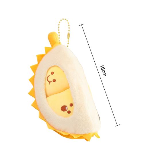 Дуриан плюшевая игрушка съемная кукла-фрукт мягкая подушка-дуриан милая пилинг плюшевая кукла реалистичные яркие фрукты мягкая игрушка подарки на Рождество день рождения