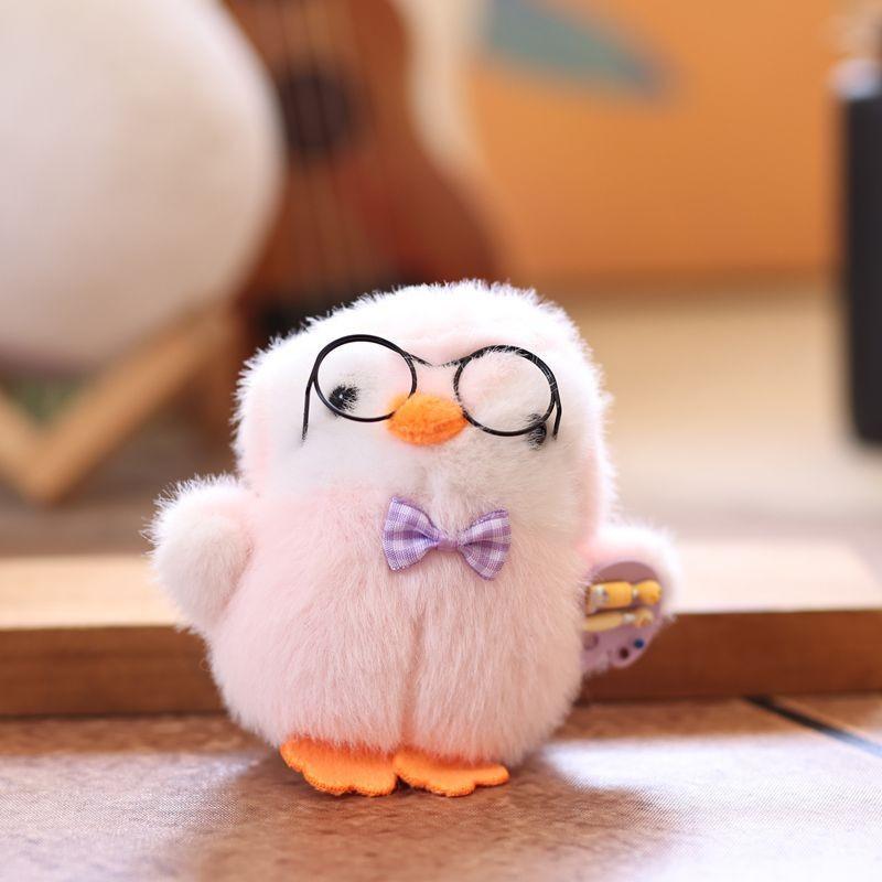 Penguin Cartoon Cute Pendant Plush Keychain Material Bag Charm Doll Accessories