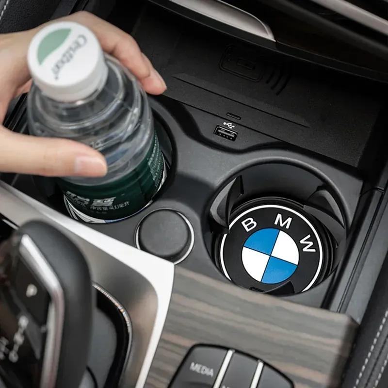 -Car Coaster Water Cup Bottle Holder Anti-slip Pad Mat for BMW E60 E70 E82 E88 E90 E92 F01 F10 F30 G01 G20 G21 G30 G11 F15 X5 X3