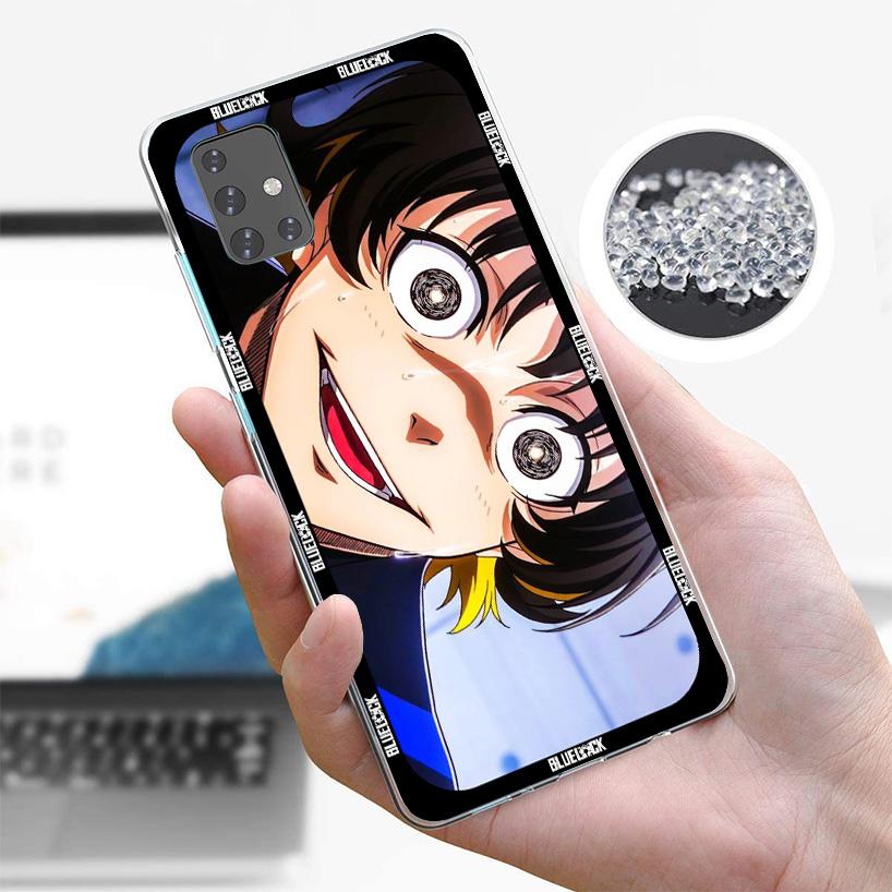 Japan Anime Blue Lock Phone Case for Samsung Galaxy A52 A51 A50S A12 A22 A32 A72 A10S A30S A31 A71 Note 20 Ultra 10 Plus S10 Gal