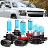 Галогенные фары подходят для Chevrolet Chevy Tahoe 2000-2006 Лампы фар, 9005/HB3/H10 Дальний свет + 9006/HB4 Ближний свет + 880/881/H27 Противотуманная фара