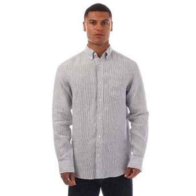 Мужская полосатая льняная рубашка Regular от Gant