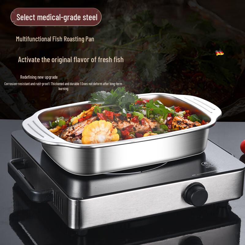 HUIHUADU 316 Stainless Steel Roasting and Baking Pan