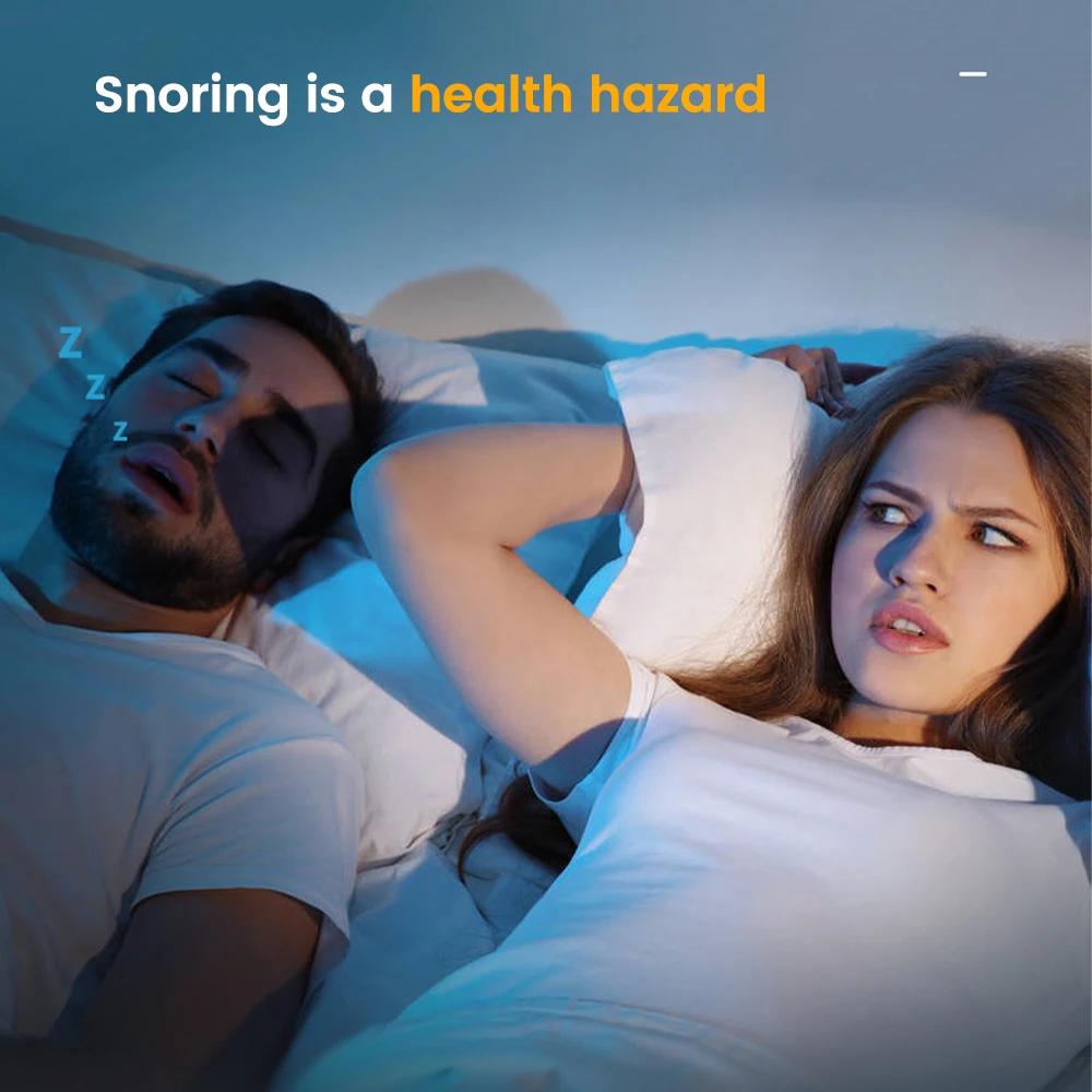 EMS Pulse Stop Snore Портативное удобное устройство для хорошего сна Stop Snore Health Care Помощь при апноэ во сне USB Smart Устройство против храпа