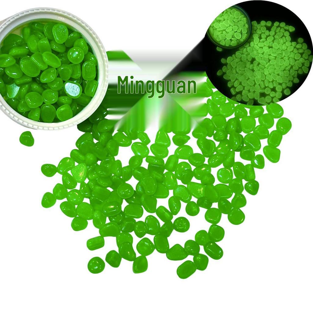 Светящиеся искусственные флюоритовые камешки 5-8 мм для аквариумов и садов