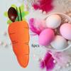 6x Пасхальная сумка для хранения столовых приборов в виде моркови, чехлы для вилок и ножей для моркови, чехлы для столовых приборов, войлочная столовая