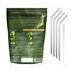 Thé vert bio Matcha en poudre 50 g + 4 pailles en inox
