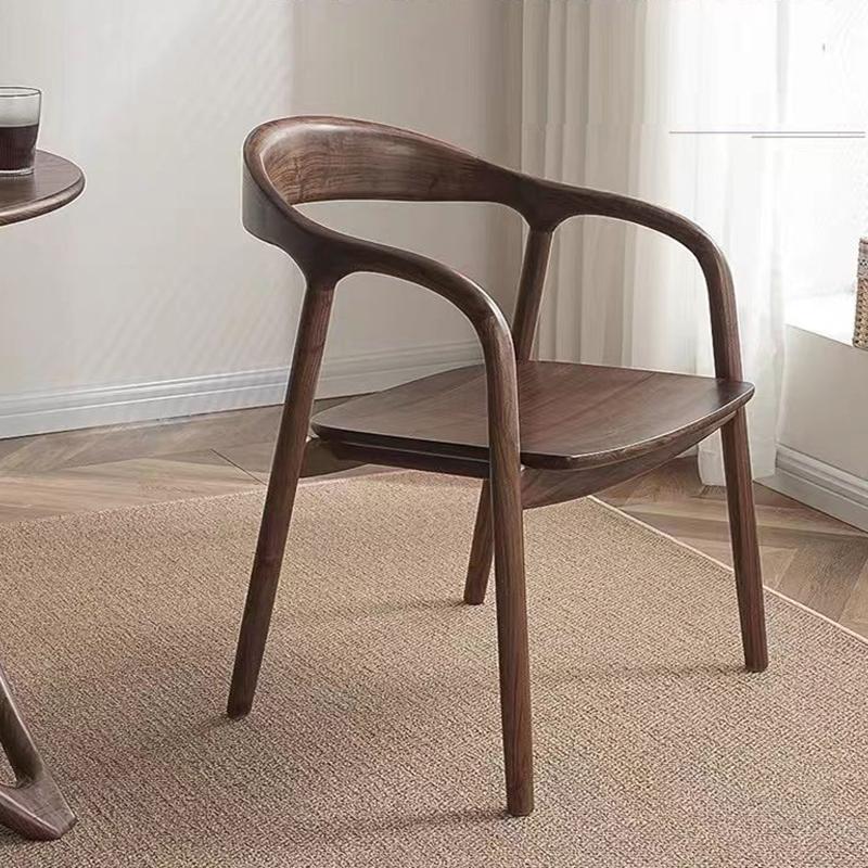 Armchairs, Desks and Chairs, Simple Wooden Leisure Chairs, Negotiation for Home Backrests, Nordic Solid Wood Dining Chairs