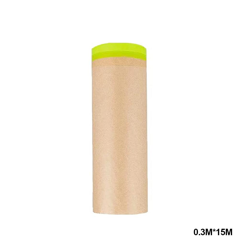 Автомобильная покраска с помощью распылительной ленты Маскирующая бумага Самоклеящаяся настенная обработка Покрытие для маскировки Защитная бумага для стен Защитник